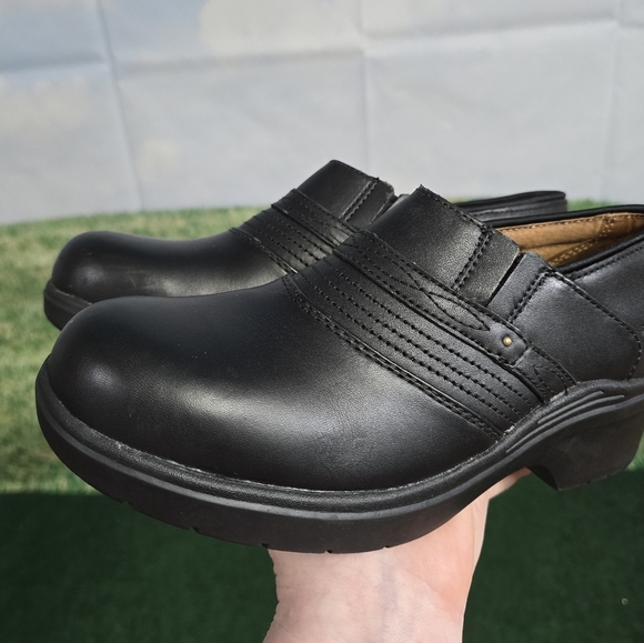 Ariat | Womens Expert Safety Genuine Leather Steel Toe Clogs - SIZE 9 - Picture 11 of 16